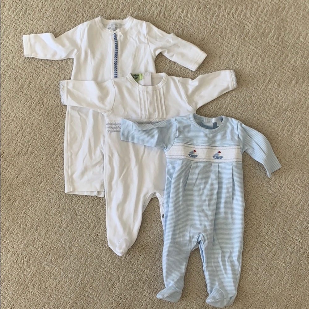 Boy pajamas bundle, 0-3 months